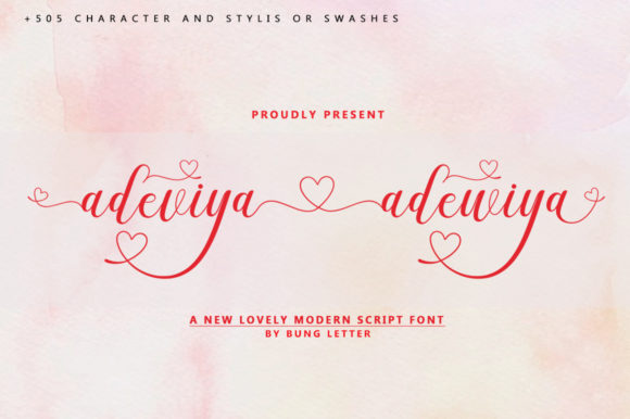 Adeviya Adewiya: A Romantic Script Font for Brands