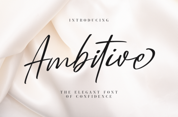 Ambitive: The Perfect Script Font for Modern Web Design