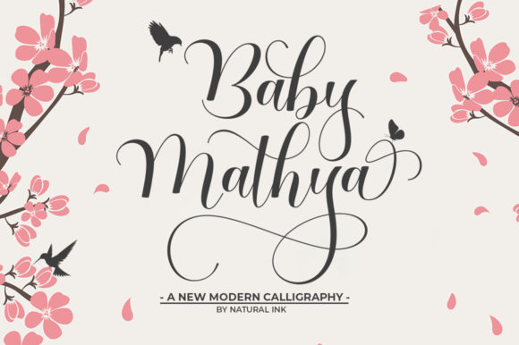 Baby Mathya: A Handwritten Font for Small Brands