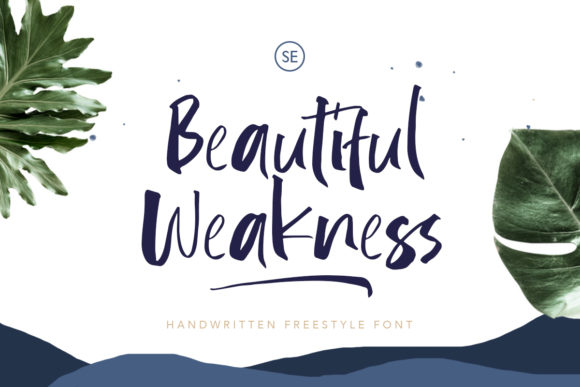Beautiful Weakness: A Handwritten Font for Your Brand