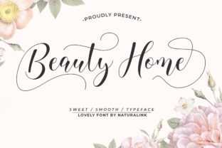 Beauty Home: A Handwritten Font for Authentic Campaigns