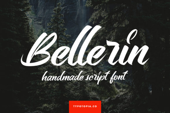 Bellerin: A Modern Script Font for Editorial Design