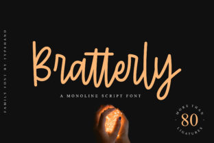 Bratterly: A Premium Script Font for Web Design