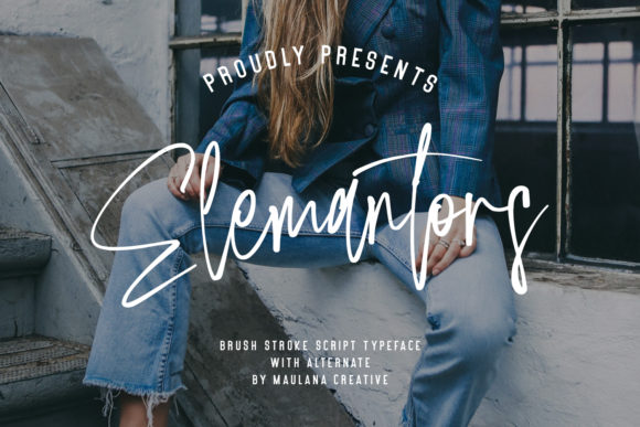 Elemantors: A Handwritten Font for Crafters