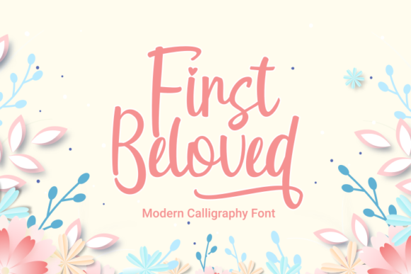 First Beloved: A Charming Handwritten Font for Crafters