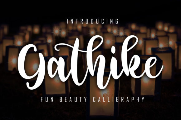 Gathike: The Handwritten Font for Authentic Branding