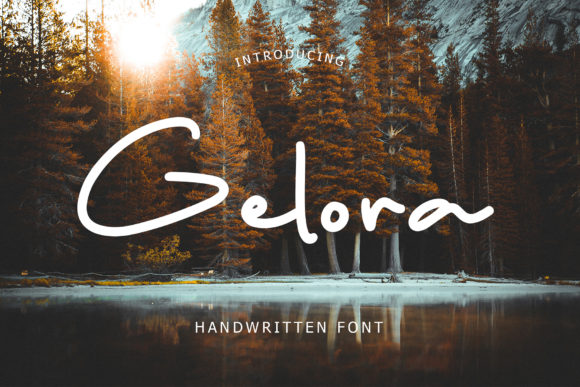Gelora: A Modern Handwritten Font for Campaigns