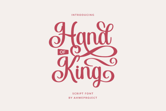 Hand of King: A Premium Handwritten Font for Brand Identity