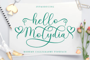 Hello Molydia: A Handwritten Font for Small Business Branding