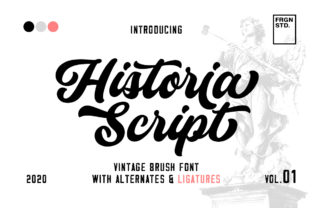Historia: A Premium Script Font for Branding
