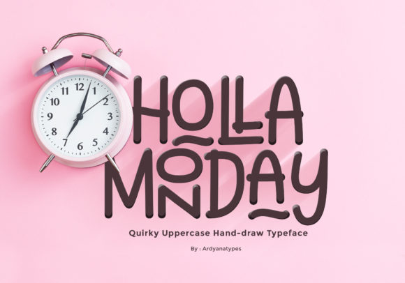 Holla Monday: A Quirky Handwritten Font for Web Design