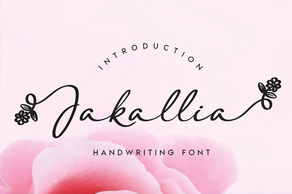 Jakallia: A Handwritten Font for Brand Identity