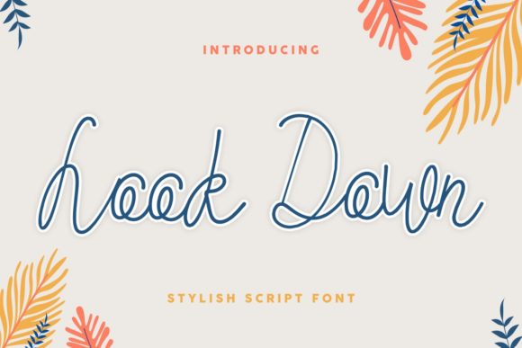 Look Down: A Handwritten Font for Editorial Design
