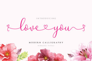 Loveyou: A Modern Script Font for Editorial Design
