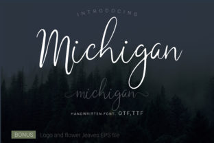 Michigan: A Handwritten Font for Modern Web Design