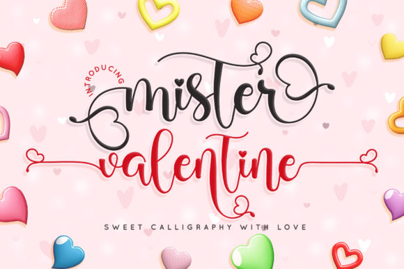 Mister Valentine: A Romantic Script Font for Editorial Design