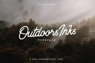 Outdoors Inks: A Vintage Script Font for Your Brand