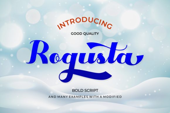 Rogusta: A Vintage Handwritten Font for Branding