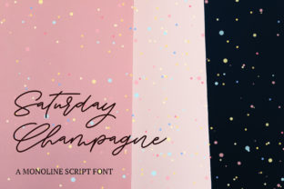Saturday Champagne: A Vibrant Script Font for Campaigns