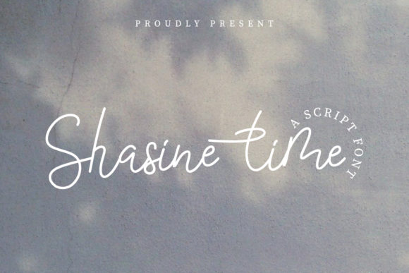 Shasine Time: A Handwritten Font for Campaigns