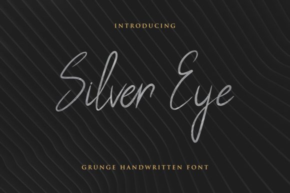 Silver Eye: A Premium Handwritten Font for Brand Identity