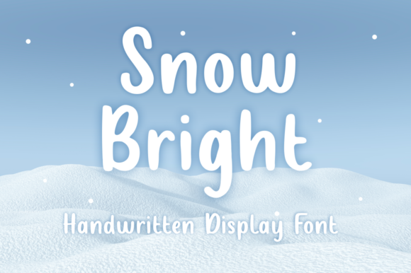 Snow Bright: A Trendy Handwritten Font for Makers