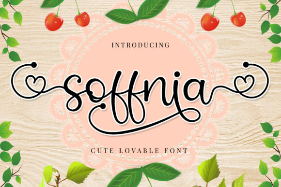Soffnia: A Romantic Script Font for Web Design