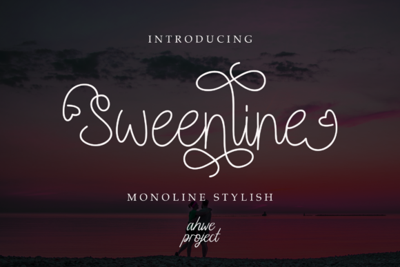 Sweenline: A Romantic Script Font for Editorial Design