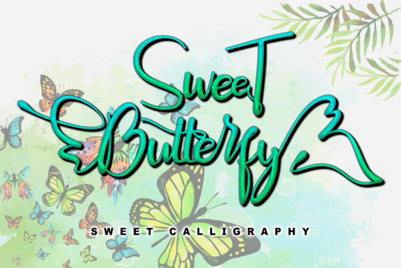 Sweet Butterfly: A Distinct Handwritten Font for Branding