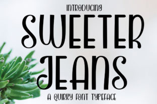 Sweeter Jeans: A Modern Script Font for Branding