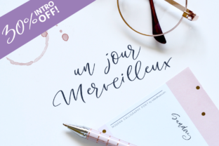 Un Jour Merveilleux: A Charming Handwritten Font for Editors