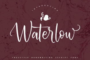 Waterlow: A Charming Script Font for Editorial Design