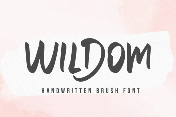 Wildom: A Handwritten Font for Authentic Branding